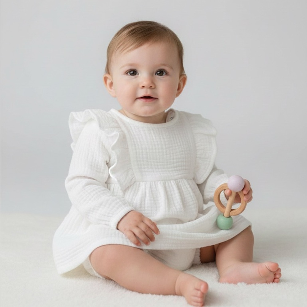 Cat and jack dress with attached white bloomers 3-6 or 6-9 months NWT